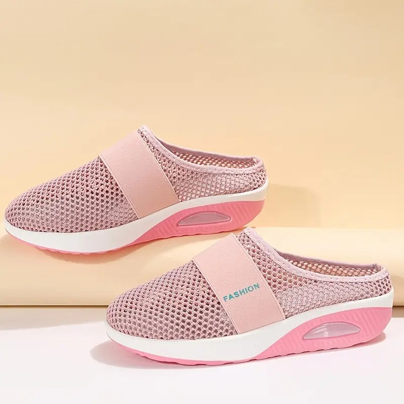 Aetos Breathable Women's Pink Air Cushion Sports Chunky Sandal