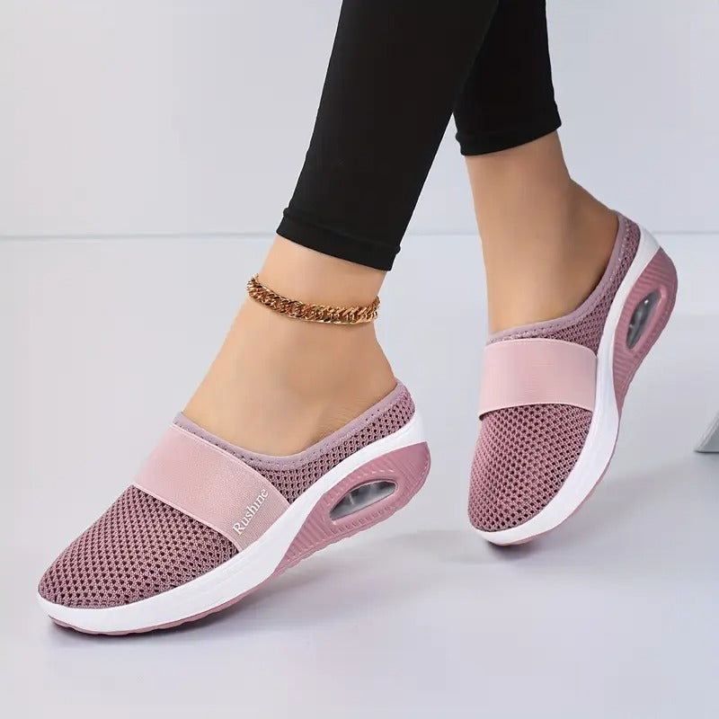 Aetos Breathable Women's Pink Air Cushion Sports Chunky Sandal