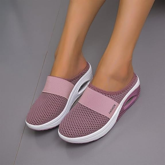 Aetos Breathable Women's Pink Air Cushion Sports Chunky Sandal
