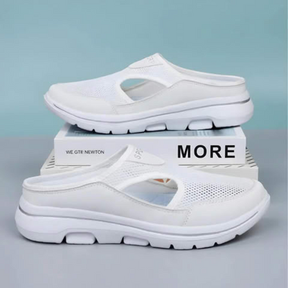 ⚡Aetos Men's White Lightweight Orthopedic Breezeback Shoes