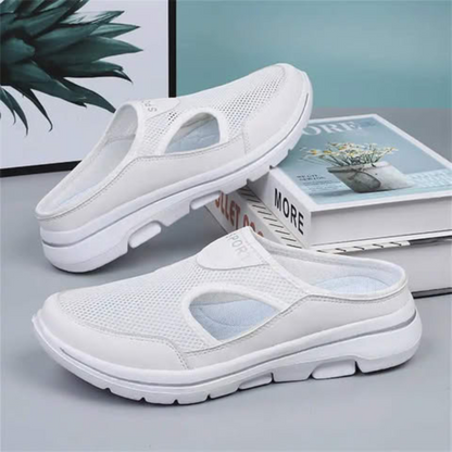 ⚡Aetos Men's White Lightweight Orthopedic Breezeback Shoes
