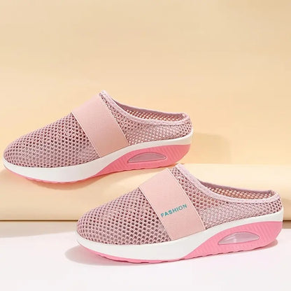Aetos Breathable Women's Pink Air Cushion Sports Chunky Sandal