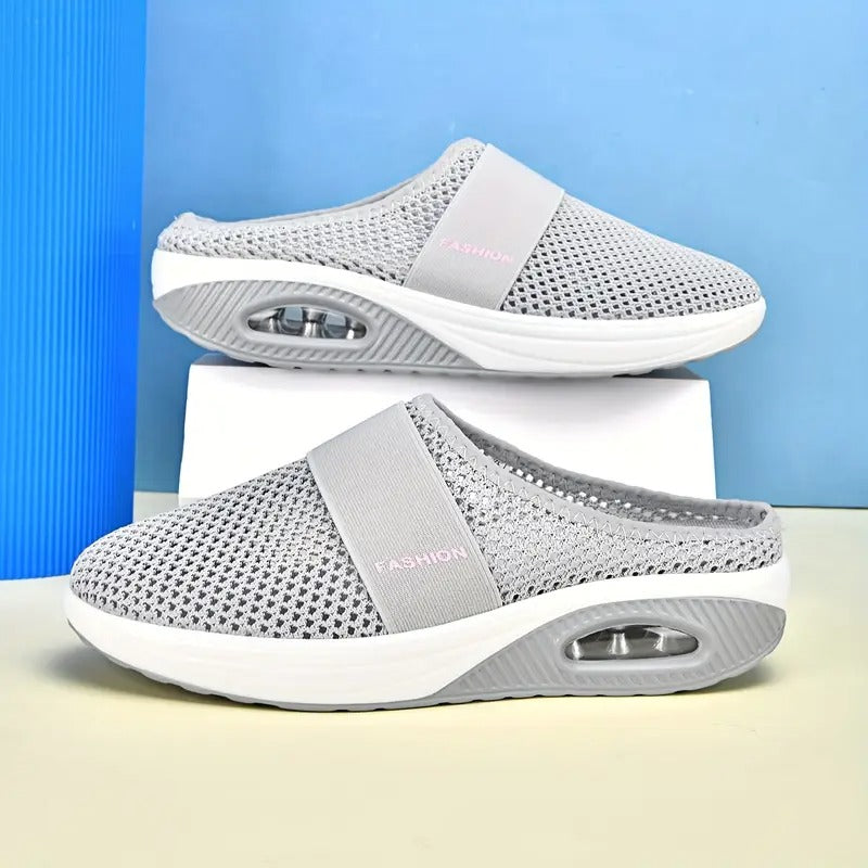 Aetos Breathable Women's Air Cushion Sports Grey Chunky Sandal