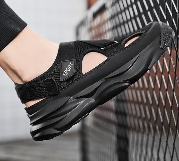 Aetos Men's Non-Slip Casual Sport Breathable Fabric Upper Sandal.