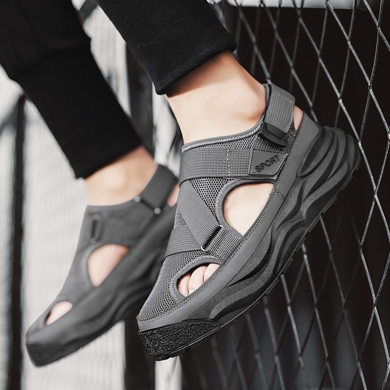 Aetos Men's Non-Slip Casual Sport Breathable Fabric Upper Sandal.