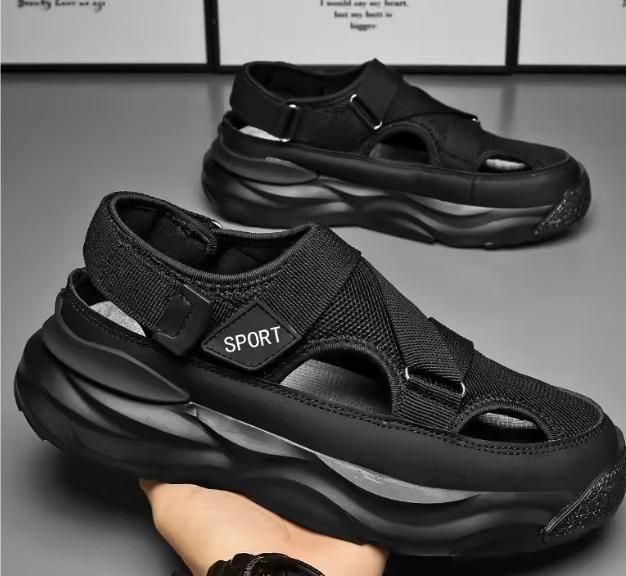 Aetos Men's Non-Slip Casual Sport Breathable Fabric Upper Sandal.