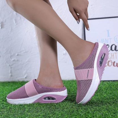 Aetos Breathable Women's Pink Air Cushion Sports Chunky Sandal