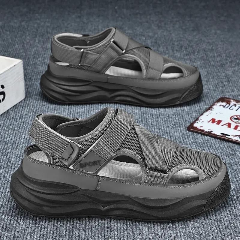 Aetos Men's Non-Slip Casual Sport Breathable Fabric Upper Sandal.