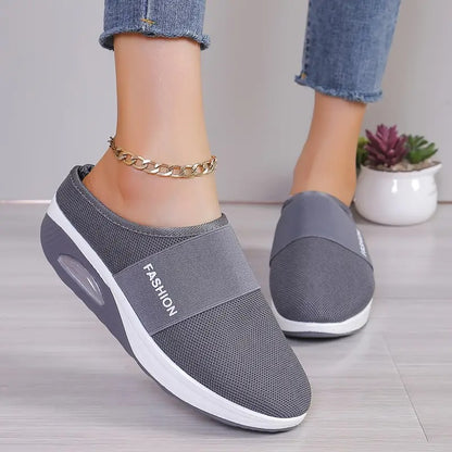 Aetos Breathable Women's Air Cushion Sports Grey Chunky Sandal