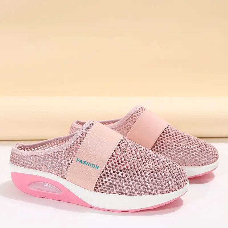 Aetos Breathable Women's Pink Air Cushion Sports Chunky Sandal