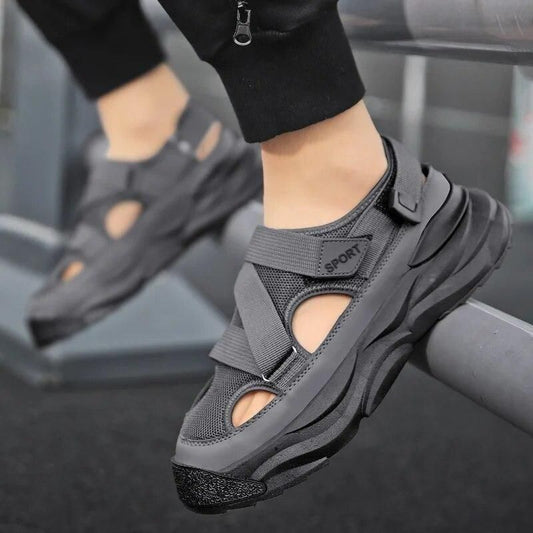 Aetos Men's Non-Slip Casual Sport Breathable Fabric Upper Sandal.