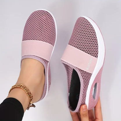 Aetos Breathable Women's Pink Air Cushion Sports Chunky Sandal