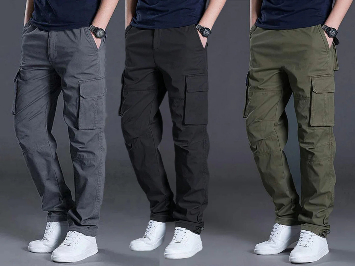 New Cargo Pants ( Pack of 3)