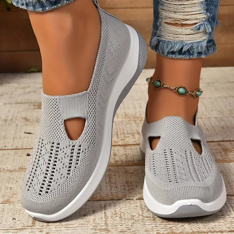 Aetos Women's Grey Walk Ease Sandals