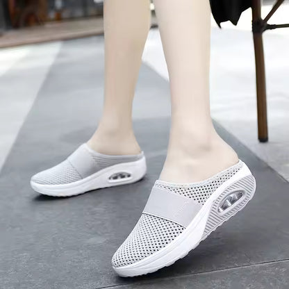 Aetos Breathable Women's Air Cushion Sports Grey Chunky Sandal