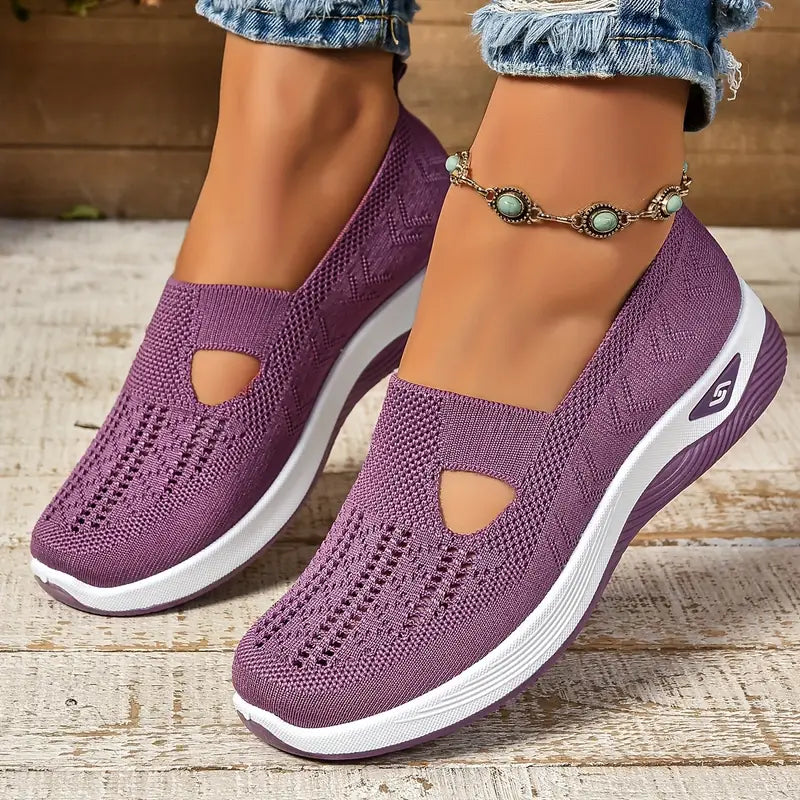 Aetos Women's Purple Walk Ease Sandals