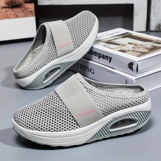 Aetos Breathable Women's Air Cushion Sports Grey Chunky Sandal