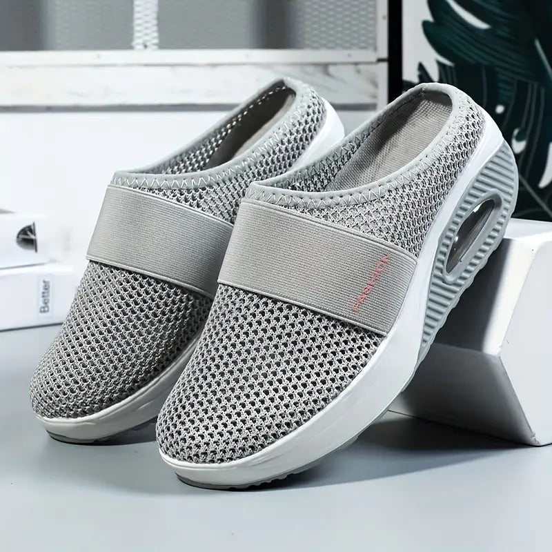 Aetos Breathable Women's Air Cushion Sports Grey Chunky Sandal