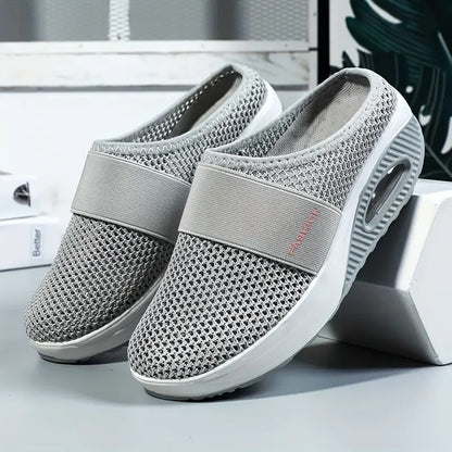Aetos Breathable Women's Air Cushion Sports Grey Chunky Sandal