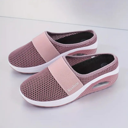 Aetos Breathable Women's Pink Air Cushion Sports Chunky Sandal
